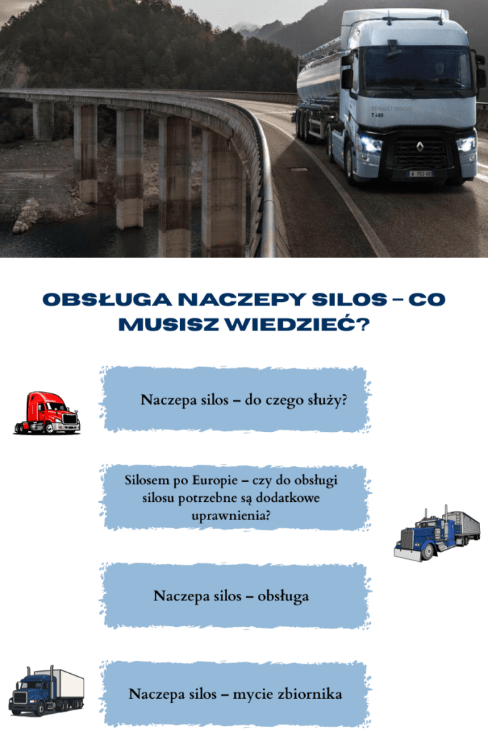 Obsługa naczepy silos – co musisz wiedzieć