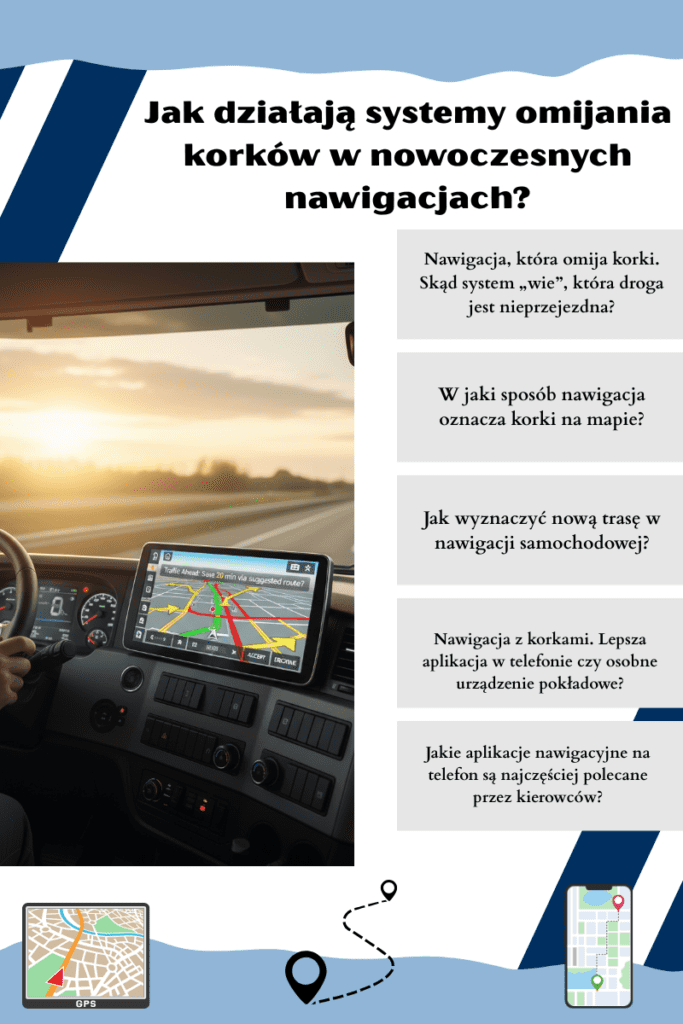 Jak działają systemy ocmijania korków w nowoczesnych nawigacjach?
