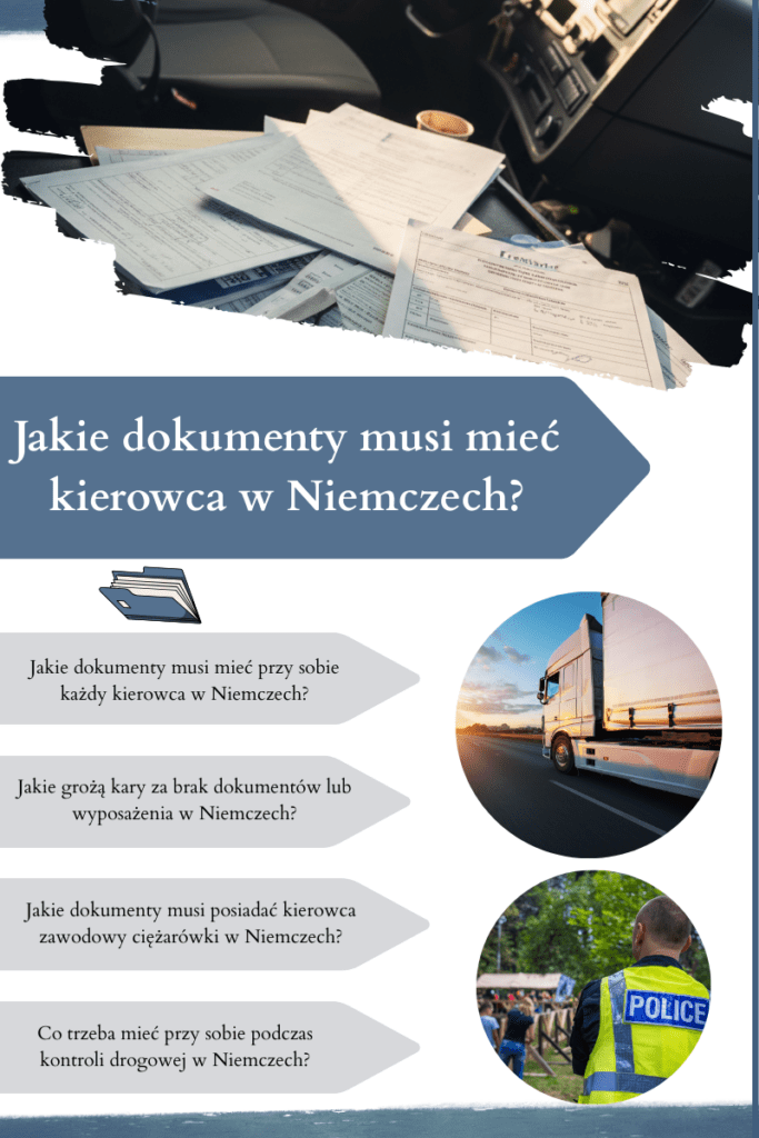 jakie dokumenty musi mieć kierowca w niemczech